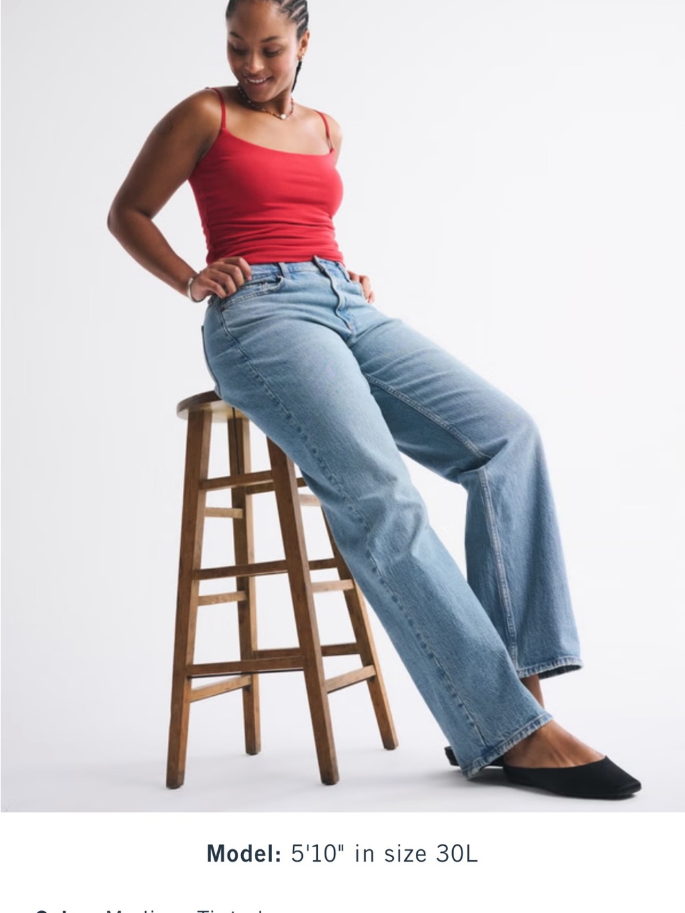 Abercrombie & Fitch Women's Jeans  33 Long Tall Inseam Plus Size Stretch NWT